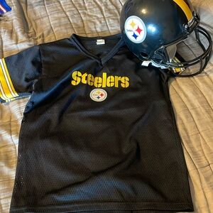Pittsburgh Steelers Jersey and Helmet